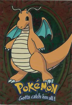 E12 of 12 #149 POKEMON DRAGONITE TOPPS Series 1 (TOPPS, 1998) - Image 1