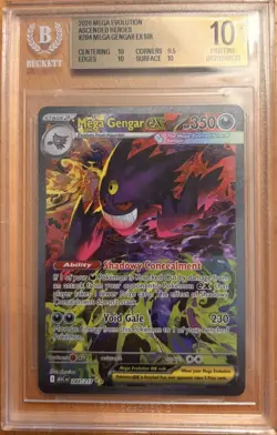 2026 Pokemon Ascended Heroes Mega Gengar Ex SIR #284 BGS 10 PRISTINE - Image 2