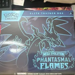 “OPENED” Pokemon Elite Trainer Box Black Bolt & Phantasmal Flames - Image 2