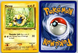 Mareep 58/75 Common Neo Discovery Pokemon Unlimited NM - Image 3