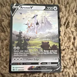 Pokemon Arceus V SWSH204 Promo Holo Card 220 HP English Sword & Shield TCG - Image 4