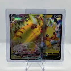 Pokemon Holo Promo Card Lot Pikachu V SWSH285 & Pikachu VMAX SWSH286 - Image 1