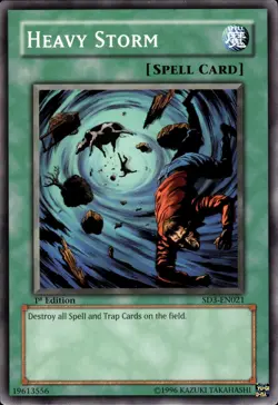 Heavy Storm - 1st Edition SD3-EN021 - LP - YuGiOh - Image 1