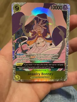 Jewelry Bonney OP13-108 Parallel Carrying On His Will One Piece Card Game - Image 1