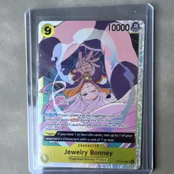 Bandai Jewelry Bonney One Piece Card Game Egghead/Bonney Pirates OP13-108 Holo - Image 2