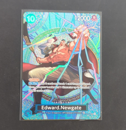 Bandai One Piece Card Game Edward Newgate OP13-042 SP Special Holo 12000 Power - Image 1