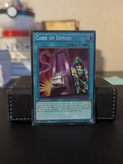 Card of Demise - LCKC-EN029 - Secret Rare - NM - Unlimited - FREE SHIPPING - Image 1