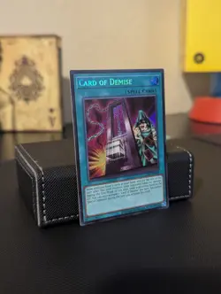 Card of Demise - LCKC-EN029 - Secret Rare - NM - Unlimited - FREE SHIPPING - Image 3