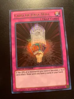 Yu-Gi-Oh! TCG Card of Last Will LC04-EN003 Limited Edition - Image 1