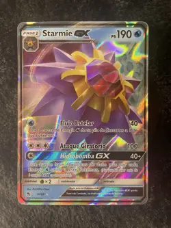 Pokemon TCG Starmie GX 14/68 Ultra Rare Holo Card -Hidden Fates NM Condition - Image 2