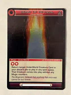 Chaotic 189/232 Song of Revival UnderWorld Ultra Rare Mugic Holo Foil Card - Image 1