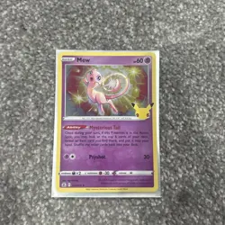 Mew 011/025 - 25th Anniversary Celebrations - Holo Rare Pokemon Card - NM - Image 1
