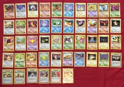 Team Rocket Pokemon Cards X48 Vintage Good-Excellent Condition (P30) - Image 1