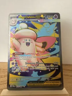 Mega Clefable EX 103/088 Me03: Perfect Order Pokemon TCG Card NM/Mint Condition - Image 1