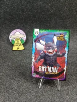 The Batman Who Laughs Pikachu 111 Holo Card Pokemon Pikachu Cosplay! Series 1 - Image 1
