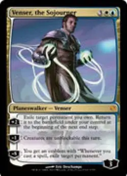 Venser, the Sojourner -Foil Heavy Play MTG Duel Decks: Venser vs Koth - Image 1