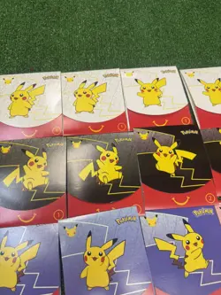 Lot Of 18 Sealed Pokemon 25th Anniversary McDonald's Happy Meal card packs 2021 - Image 3