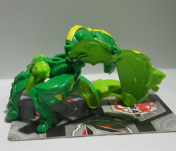 Bakugan Garganoid Ultra Green Ventus Battle Planet B400 - Card - 2 cores - Image 4