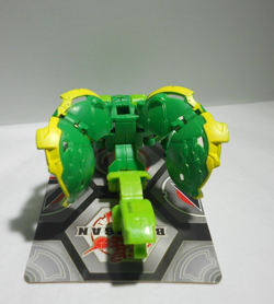 Bakugan Garganoid Ultra Green Ventus Battle Planet B400 - Card - 2 cores - Image 5