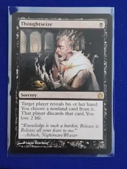 Thoughtseize #107 MTG [Theros] Rare Black Sorcery Regular NM - Image 1