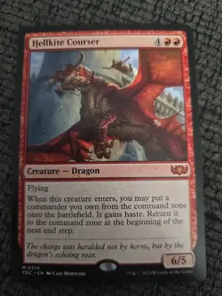 Hellkite Courser Commander: Tarkir Dragonstorm Near Mint Condition - Image 1