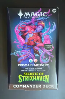 Magic The Gathering Secrets of Strixhaven Prismari Artistry Commander Deck MTG - Image 1