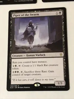 Piper Of The Swarm X3 Throne Of Eldraine Near Mint Condition - Image 2