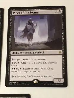 Piper Of The Swarm X3 Throne Of Eldraine Near Mint Condition - Image 3