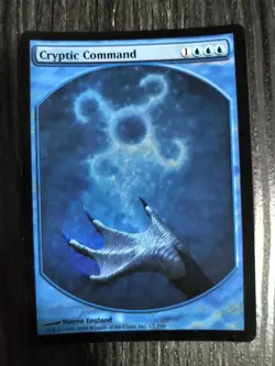 Cryptic Command Magic Player Rewards 2009 Foil MTG Magic the Gathering - Image 1