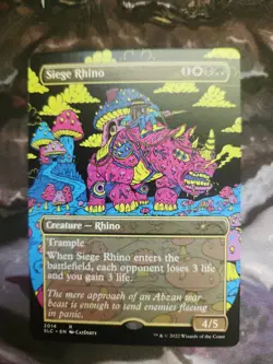 NM Siege Rhino Secret Lair: 30th Anniversary Countdown Kit Non Foil - Image 1