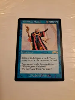 Magic The Gathering (MTG) Mind Over Matter - Exodus - Lightly Played LP - Image 2