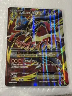 M Lucario EX 055A/111 Jumbo Card Holo Pokemon - Image 2