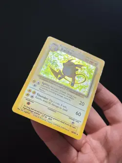 1999 Pokemon TCG Base Set Unlimited Raichu 14/102 Holo Rare WoTC - Image 3