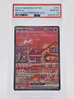 PSA 10 2023 POKEMON SVP EN MEW EX 151 ULTRA PREMIUM BLACK STAR PROMO 053 - Image 1