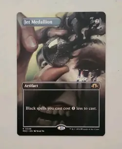 Jet Medallion (Borderless) - Modern Horizons 3 - NM - MTG - Image 1