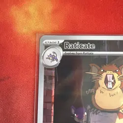 Raticate 99/88 Illustration Holo Rare Pokemon Perfect Order ME03 NM - Image 2