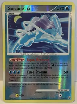 2007 Pokemon Suicune 19/132 Secret Wonders Reverse Holo - Image 1