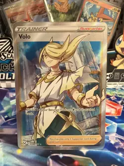 Volo 196/196 - SWSH: Lost Origin Ultra Rare - Pokemon TCG (NM) - Image 1