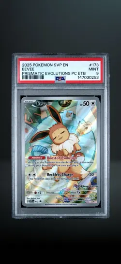 Pokemon Eevee 173 Sv Scarlet & Violet Promo Holo Pokemon Center Exclusive PSA 9 - Image 1