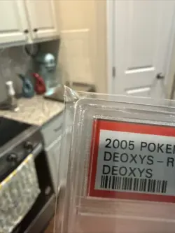 2005 POKEMON EX DEOXYS #17 DEOXYS-REVERSE FOIL PSA 8 - Image 3