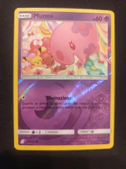 Carta Pokemon PSA MUNNA PIKACHU EEVEE HOLO REVERSE 88/236 SET SINTONIA MENTALE V - Image 3