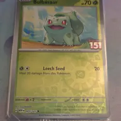 Pokemon Bulbasaur 001/165 SV 151 Reverse Holo Best Buy Promo Sealed - Image 1