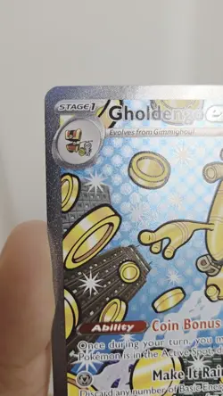 Pokemon TCG Prismatic Evolutions Gholdengo EX Sir 164/131 LP - Image 2