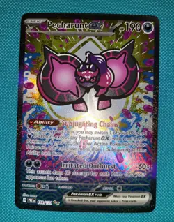 Pokemon TCG Pecharunt EX 163/131 Hyper Rare Prismatic Evolutions NM Condition - Image 1