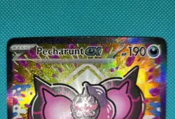 Pokemon TCG Pecharunt EX 163/131 Hyper Rare Prismatic Evolutions NM Condition - Image 3