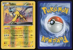 Raikou 55/162 Reverse Holo Holo Rare BREAKthrough Pokemon LP - Image 3