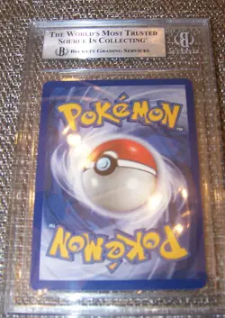 Dark Arbok Holo Team Rocket BGS 7, 7.0 Vintage Rare Holo Pokemon #2/82, error - Image 3