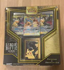 Pokemon Pikachu & Zekrom GX League Battle Deck - NEW - Open box 290-80785 - Image 1