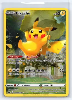 Pikachu Pokemon TCG Crown Zenith: Galarian Gallery GG30/GG70 - Image 1