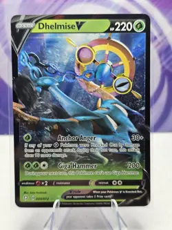 Dhelmise V Ultra Rare - 009/072 - Shining Fates Pokemon 2021 - Image 1